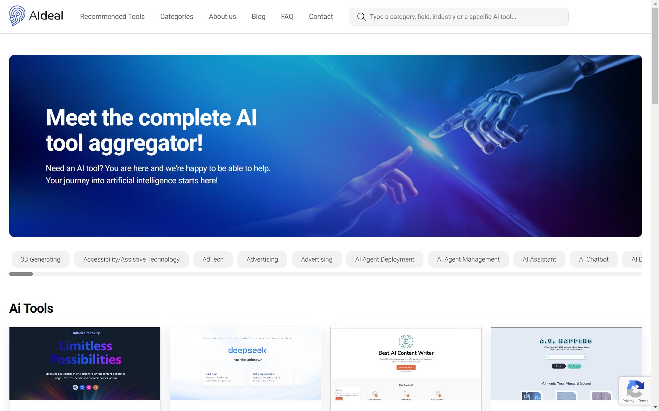 Aidealise – Discover top AI tools